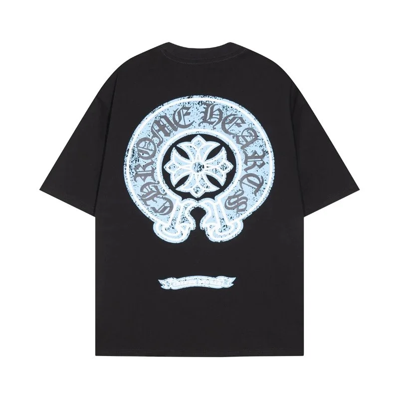 Chrome Hearts Chrome Hearts Cross Black/Blue T-Shirt Black