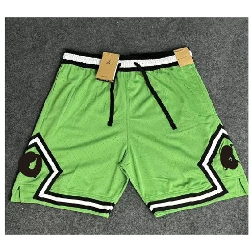 Other NO10果绿色 Basketball Shorts Green - 1