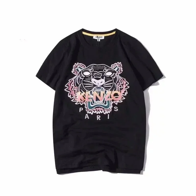 Kenzo Kenzo Tiger Head Black T-Shirt Black - 1