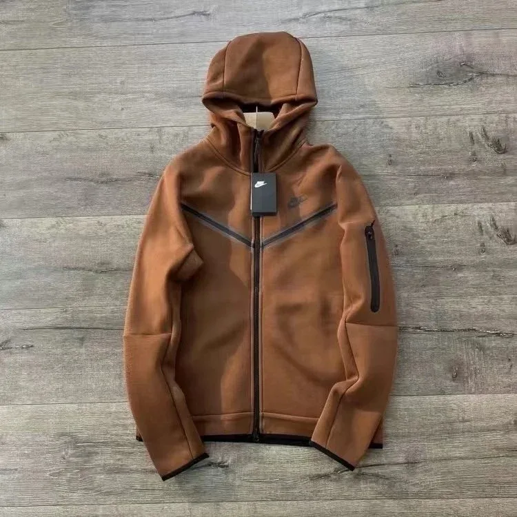 Nike Tech Fleece Brown Hoodie