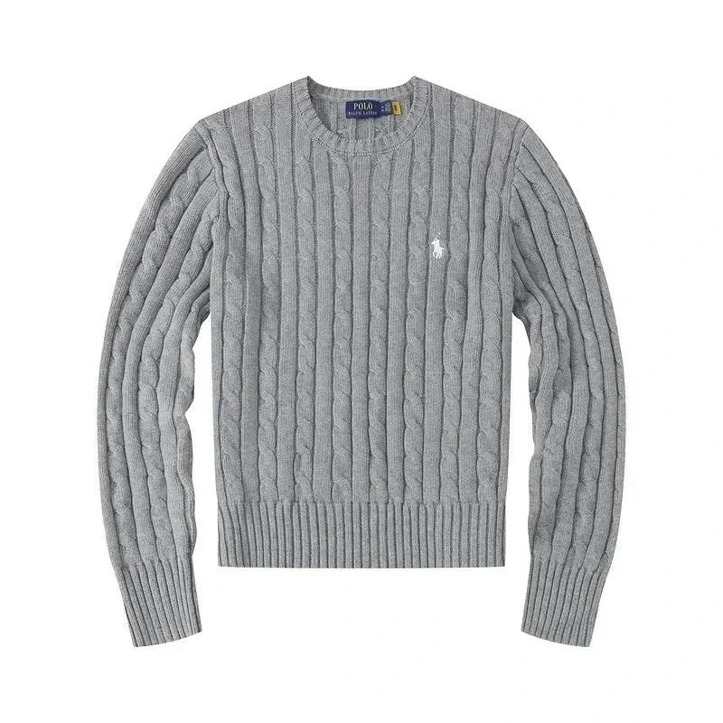 Polo Ralph Lauren Polo Ralph Lauren Cable Knit Sweater Grey Wool Grey - 1