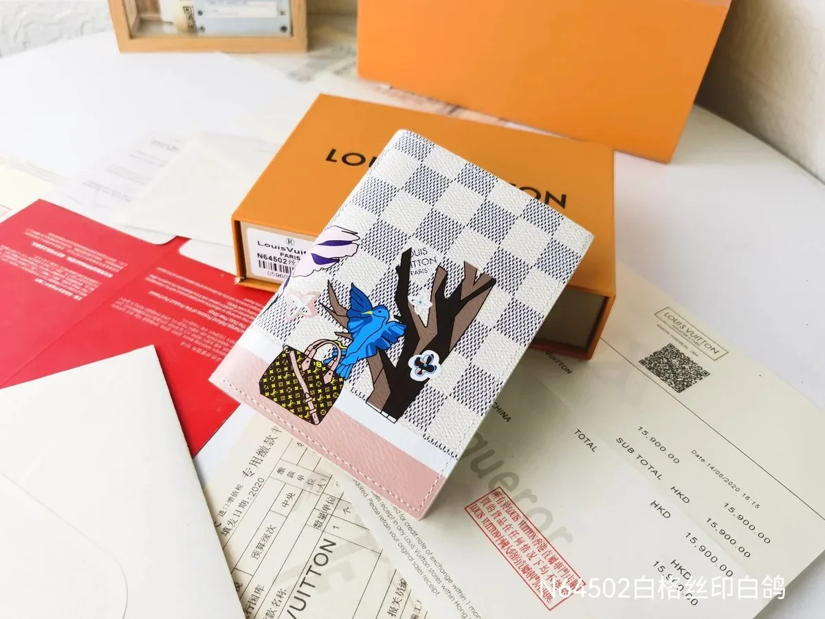 Louis Vuitton Louis Vuitton Damier Bird Print Wallet White