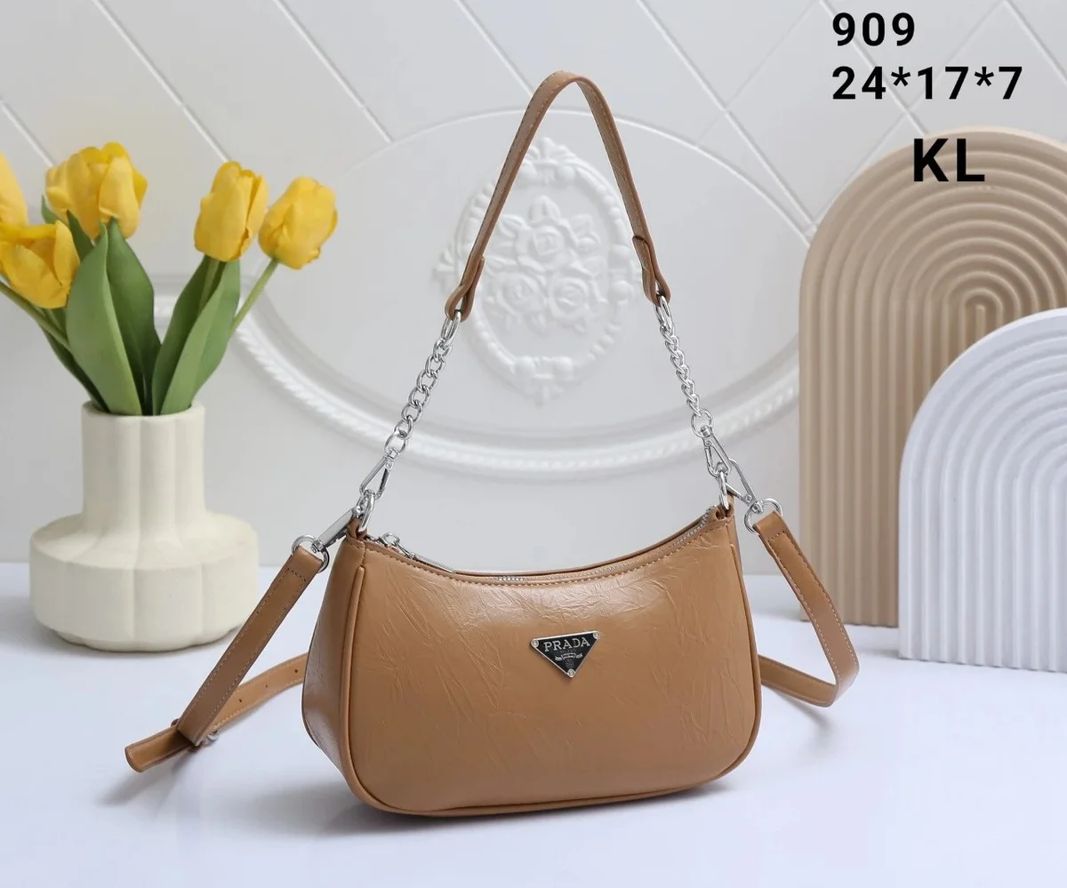 Prada Prada 909-4 Caramel Shoulder Bag Brown