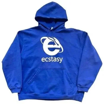 Other Ecstasy宝蓝色连帽卫衣 Blue - 1