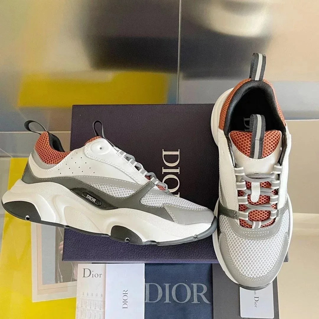 Dior Dior B22 White/Grey/Terracotta Sneakers White