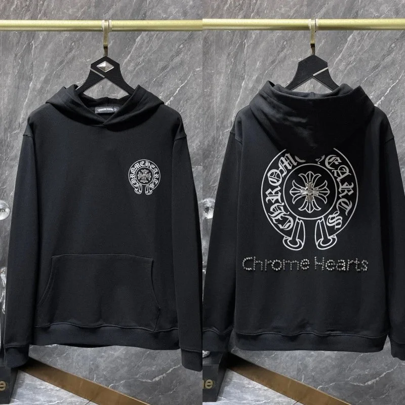 Chrome Hearts Chrome Hearts Cemetery Cross Black Hoodie Black