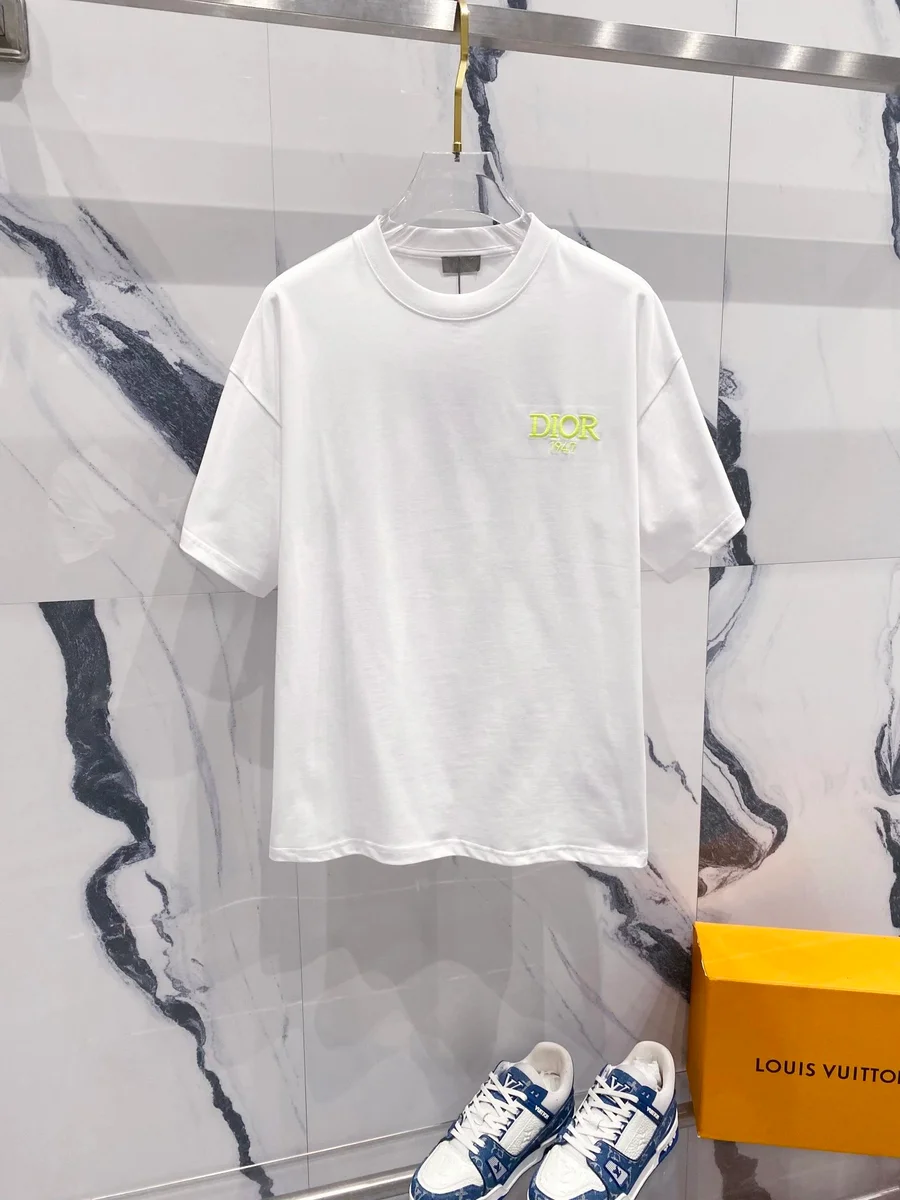 Dior Dior Dior 47 White/Yellow T-Shirt White