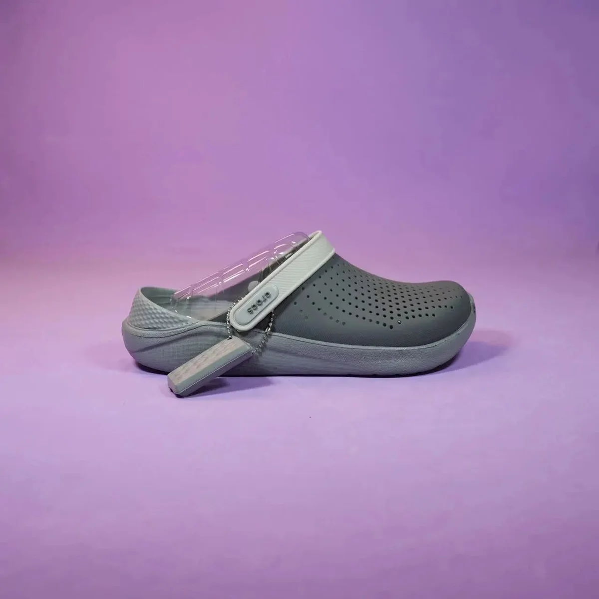 Crocs Crocs Classic Clog Croc Grey Sandal Grey - 1