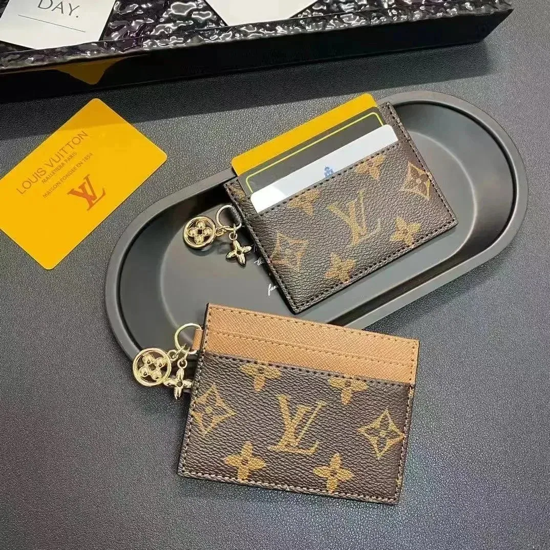 Louis Vuitton Louis Vuitton Pochette Monogram Card Holder Brown Brown