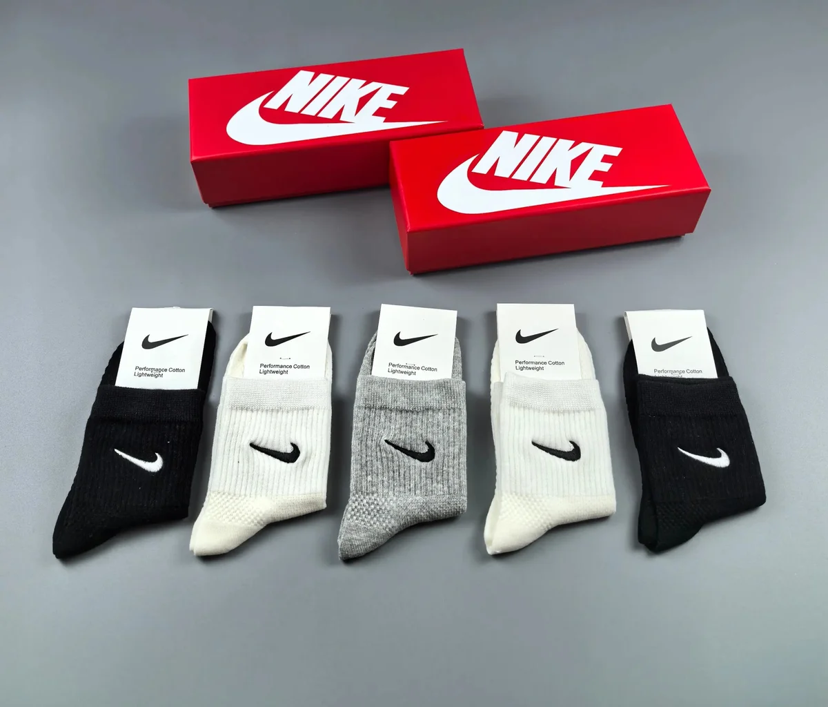 Nike Nike Performance Cotton Lightweight Socks 30 Black Black