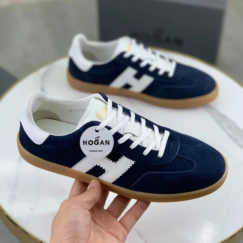Hogan Hogan H365 Navy Blue & White Sneakers Navy - 1