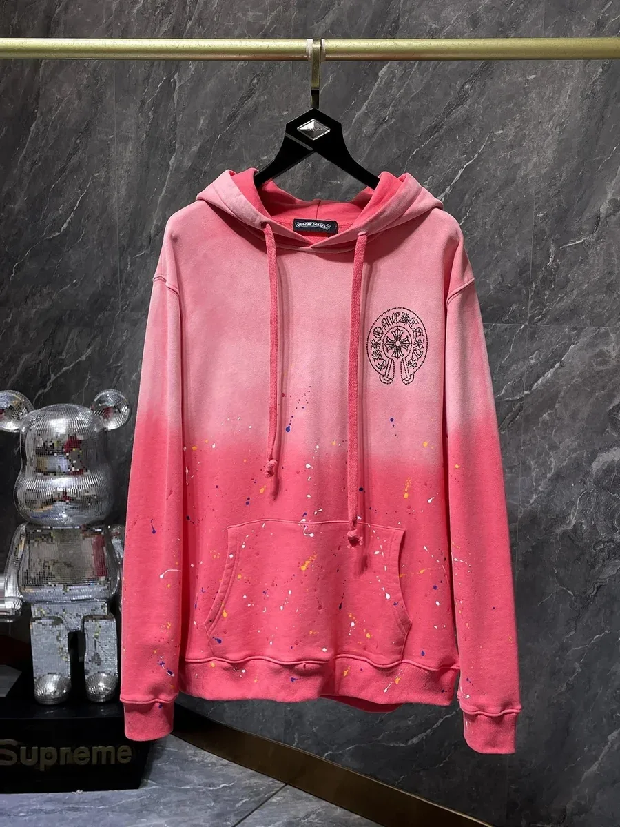 Chrome Hearts Chrome Hearts CH Cross Gradient Pink Hoodie Pink