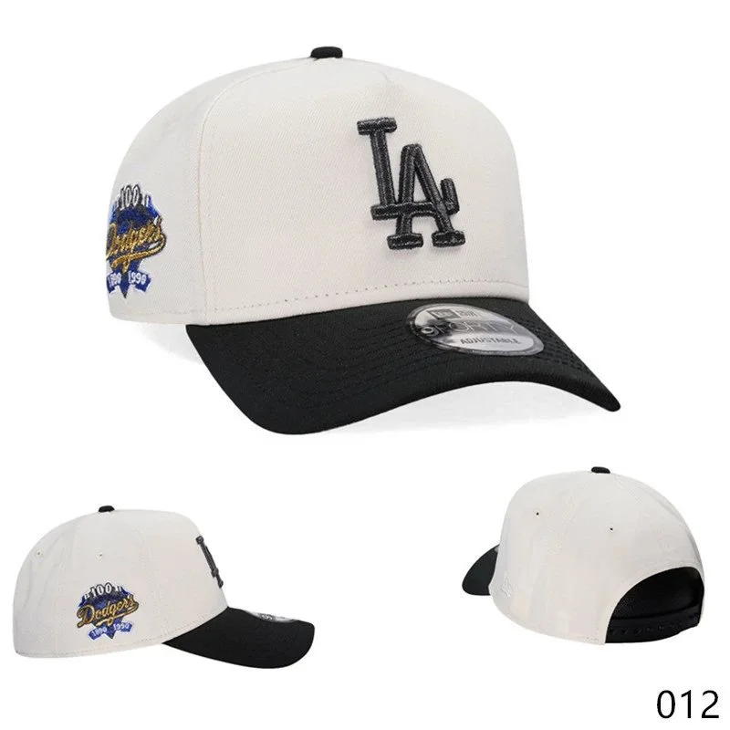 New Era New Era Los Angeles Dodgers White/Black Cap White - 1