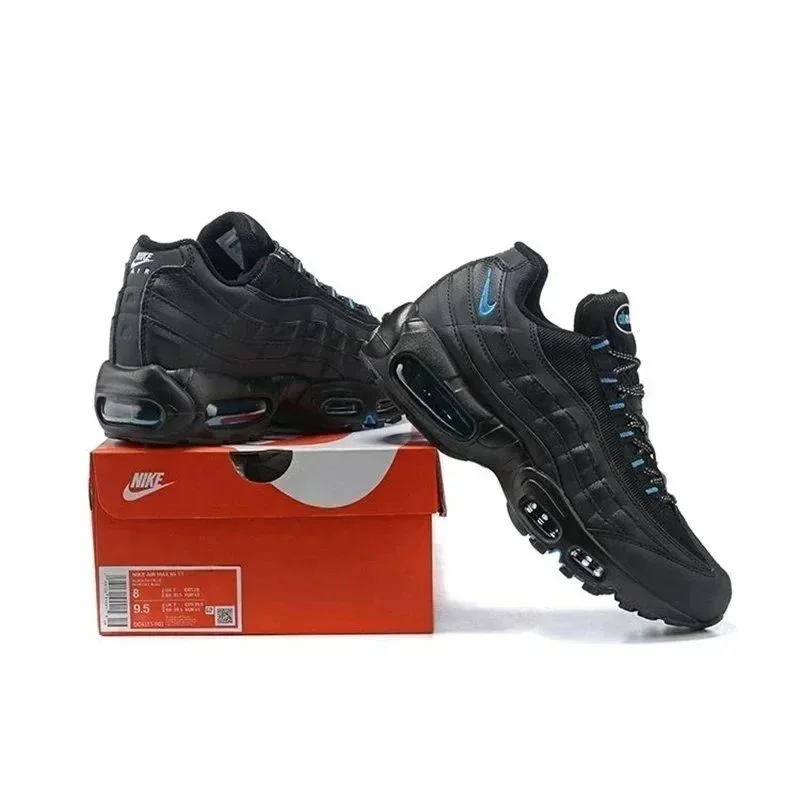 Nike Nike Air Max 95 Triple Black Blue Sneakers Black