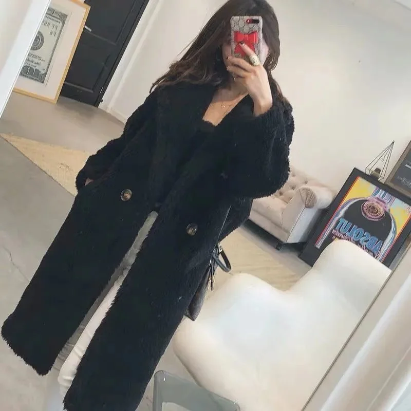 Other Black Faux Fur Coat Black - 1