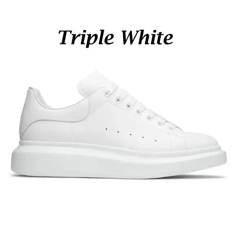 Alexander McQueen Alexander McQueen McQueen Oversized Triple White Sneakers White - 1