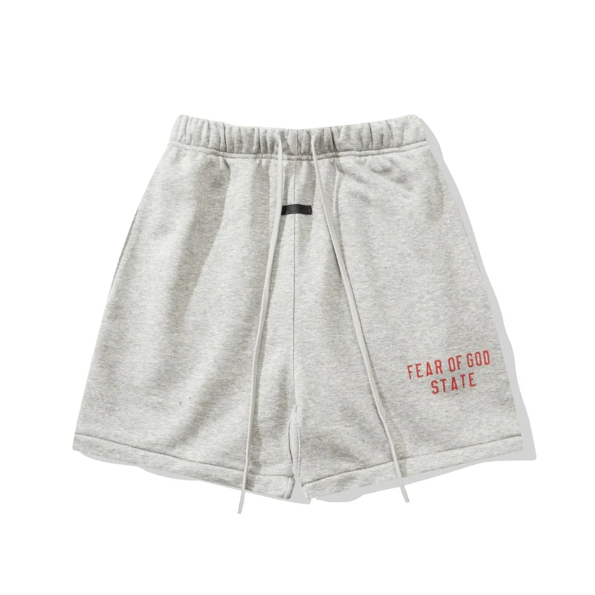 Fear of God Fear of God Essentials Heather Grey 'State' Shorts Grey
