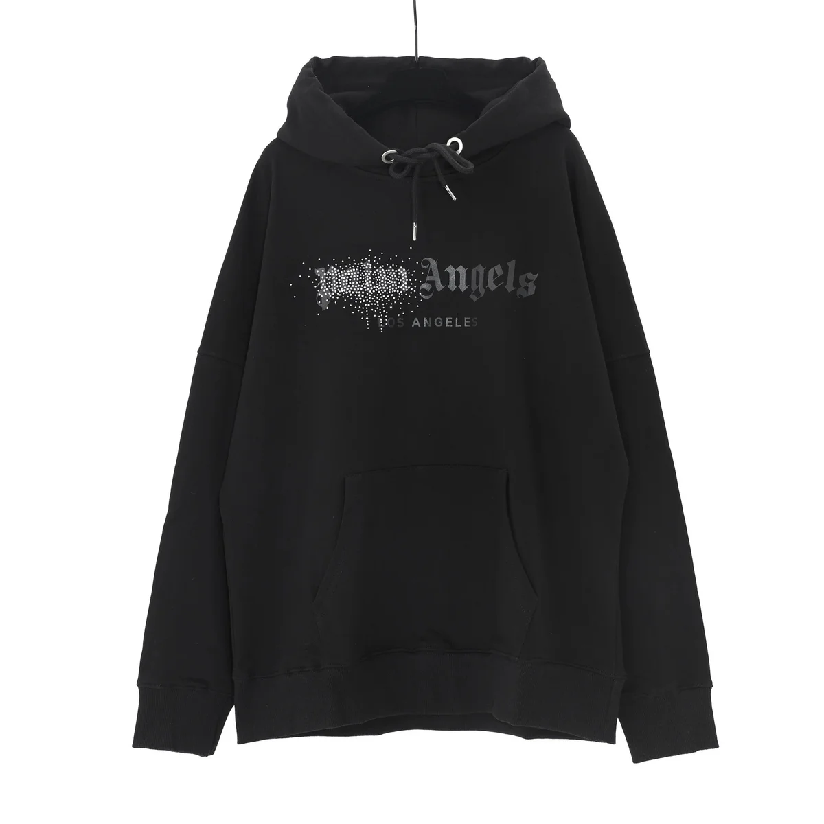Palm Angels Palm Angels Los Angeles Black Hoodie Black - 1
