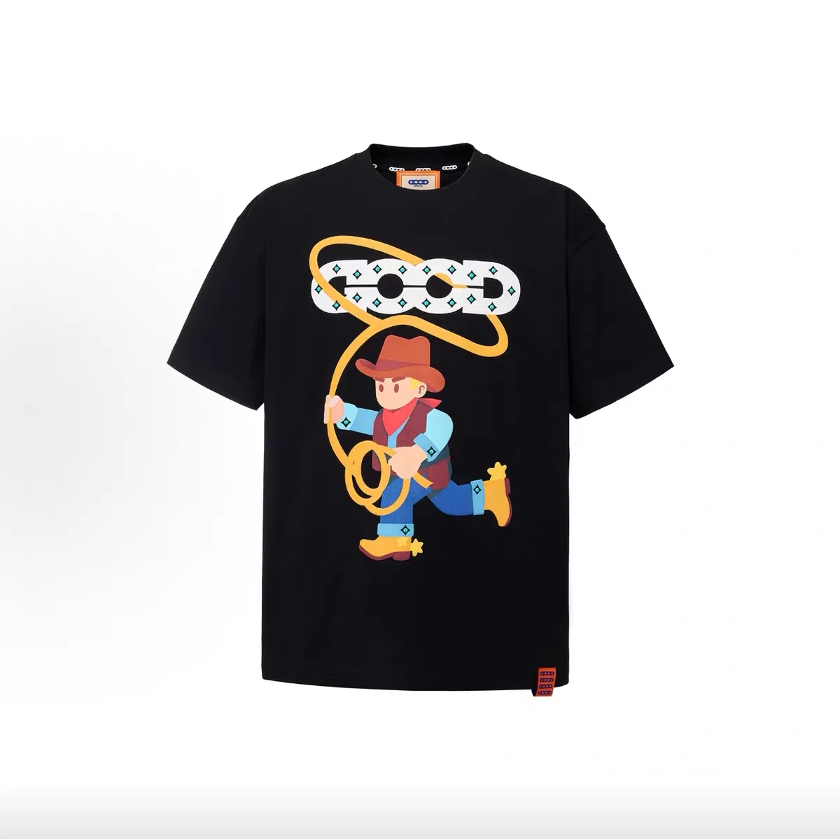 Other Black Cowboy Graphic T-Shirt Black - 1