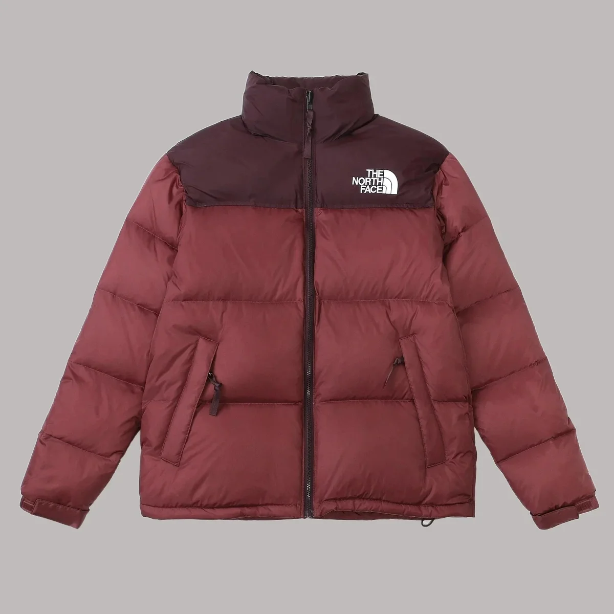 The North Face The North Face Nuptse Burgundy Parka Red - 1
