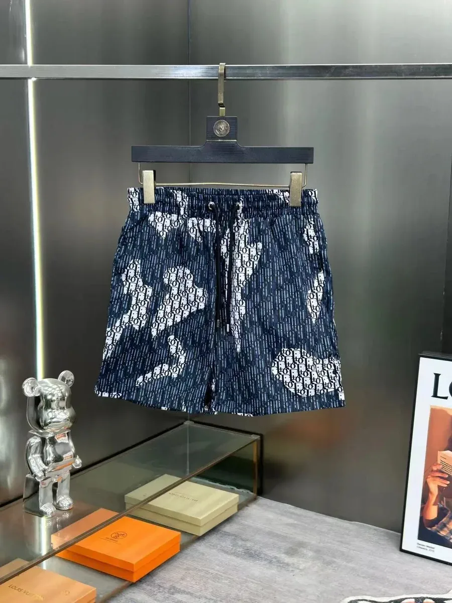 Dior Dior Oblique Navy/White Monogram Shorts Navy