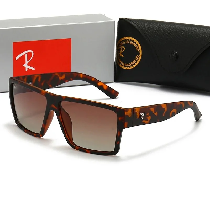 Other Unisex Tortoise Shell Gradient Sunglasses Eyewear Brown - 1
