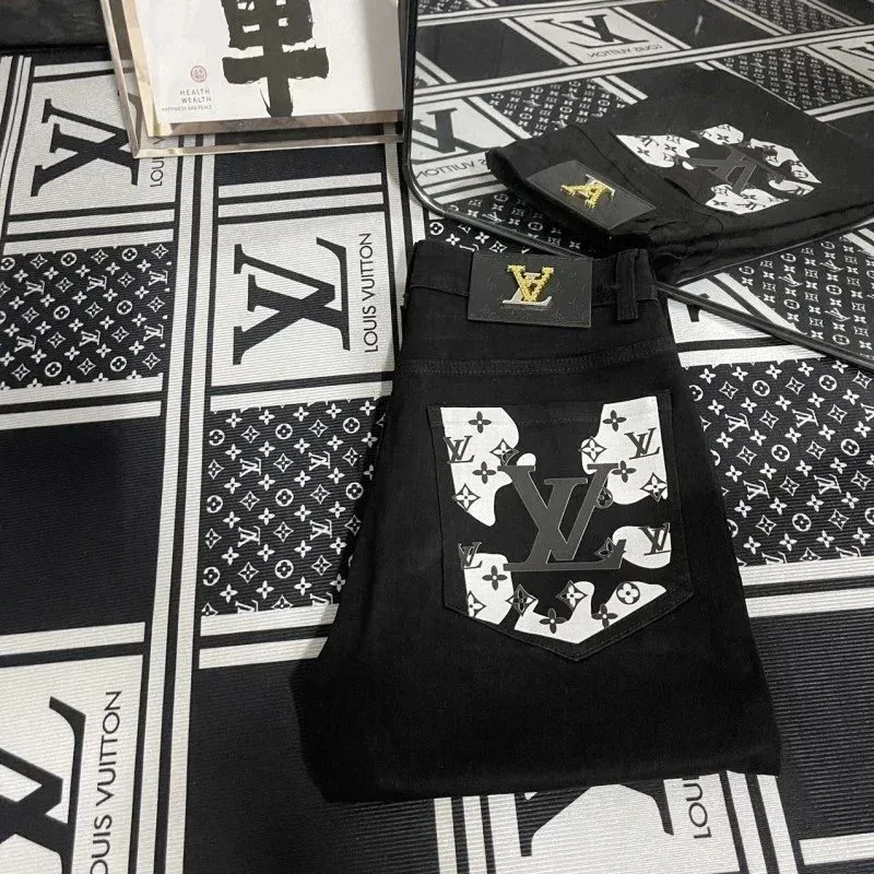 Louis Vuitton Louis Vuitton LV Monogram Jeans Black Black