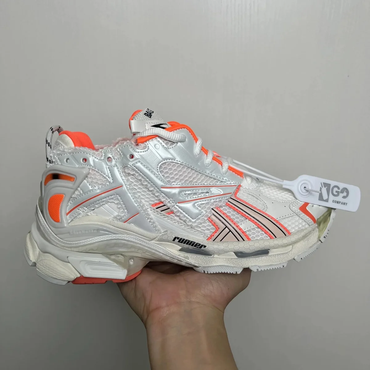 Other White/Orange Runner Sneakers White - 1