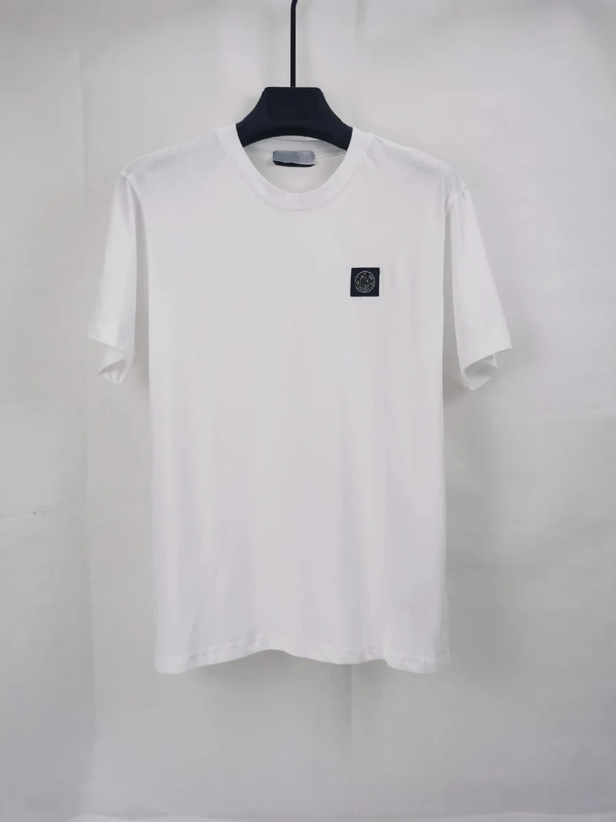 Stone Island Stone Island White Compass Rose Logo T-Shirt White
