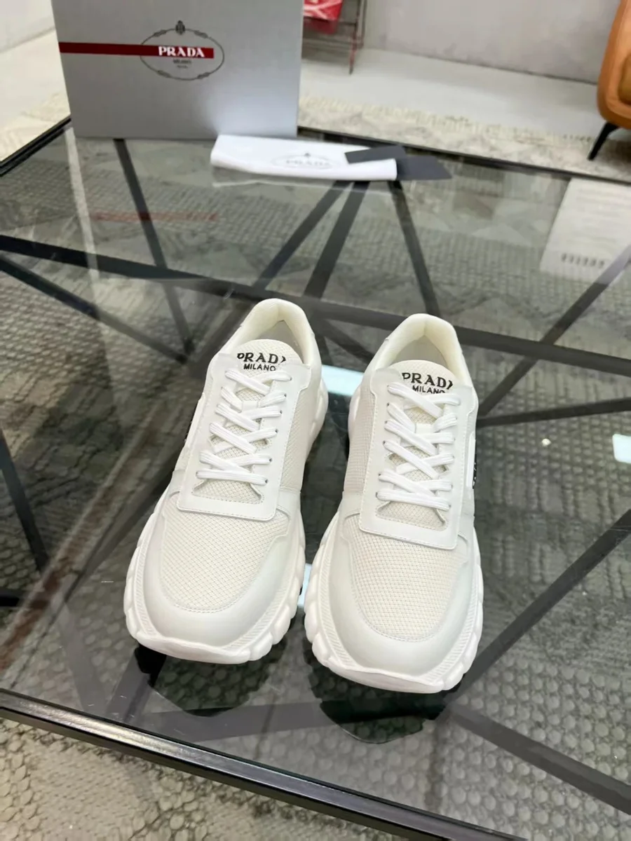Prada Prada Runners White Sneakers White - 1