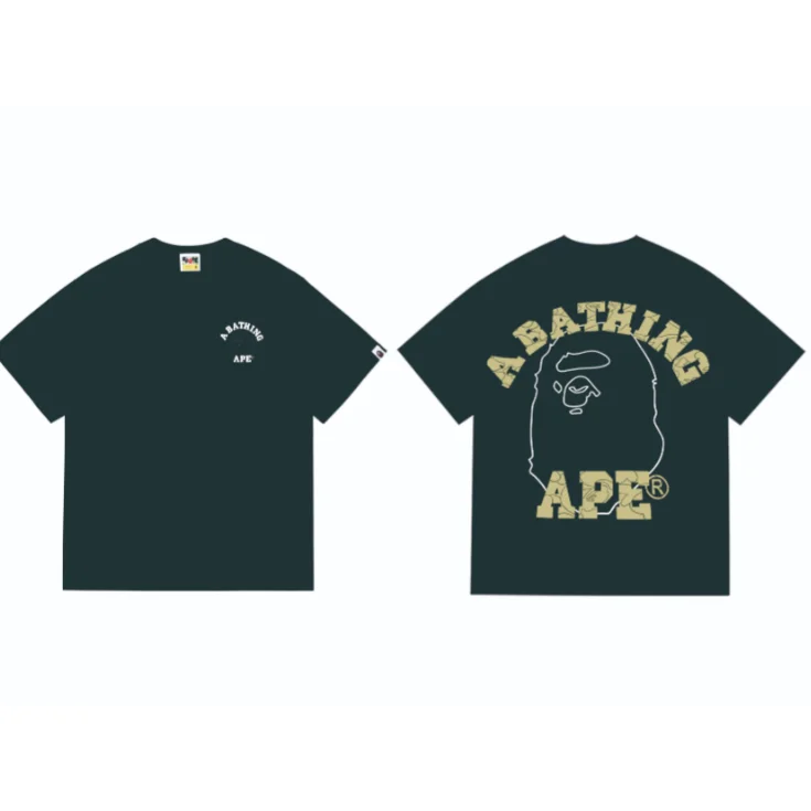 A Bathing Ape A Bathing Ape BAPE STA Dark Green T-Shirt Navy - 1