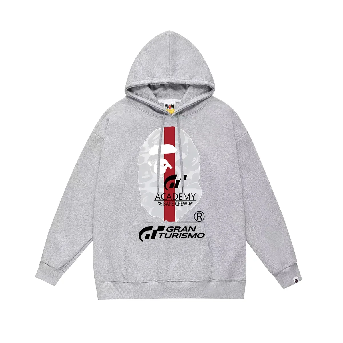 A Bathing Ape A Bathing Ape GT Academy BAPE STA Hoodie Grey Grey - 1