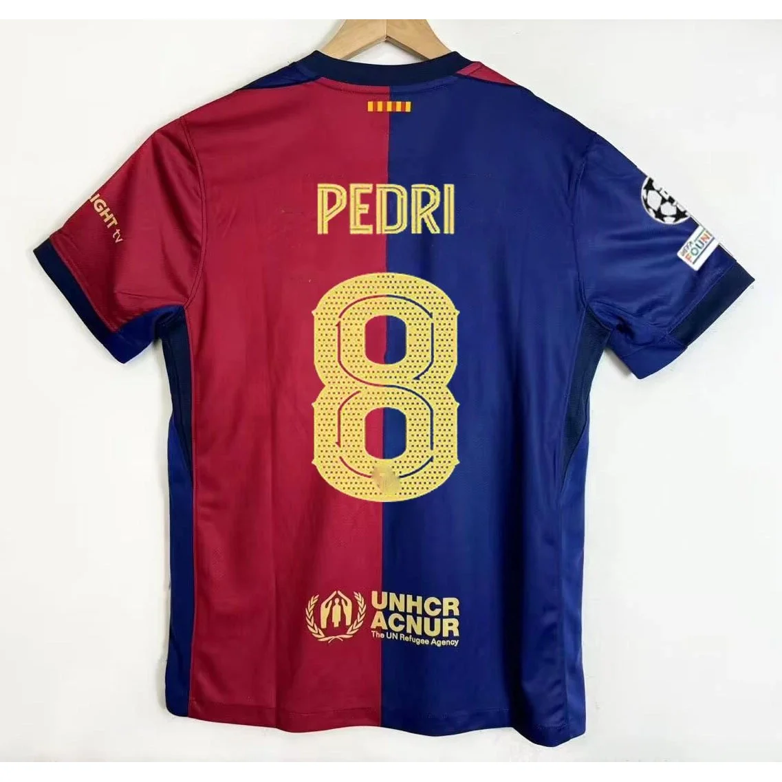 Nike Nike FC Barcelona Pedri Home Jersey Red/Blue Red - 1