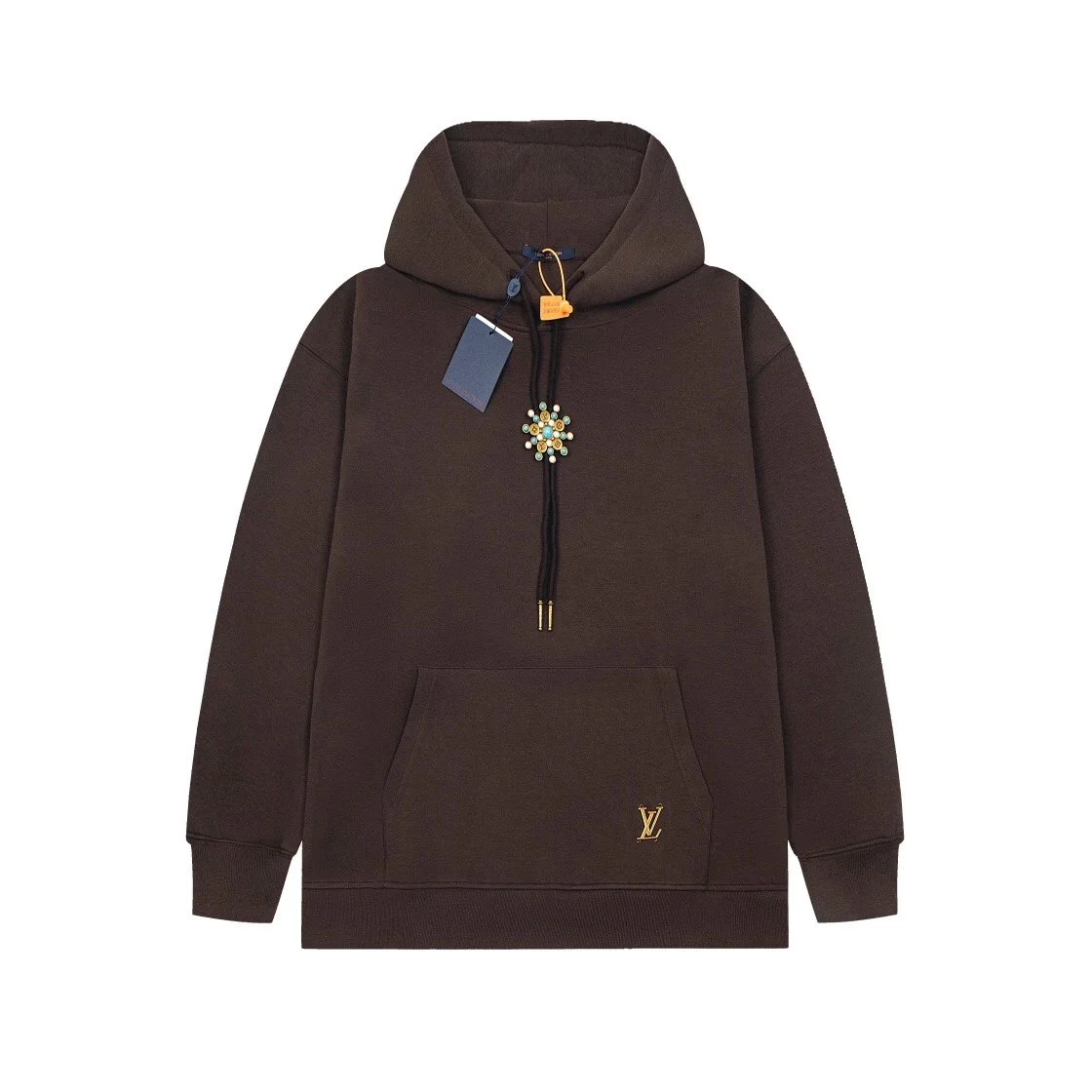 Louis Vuitton Louis Vuitton Monogram Brown Hoodie Brown