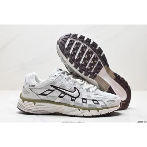 Nike Nike P-6000 Sail/University Red Sneakers White
