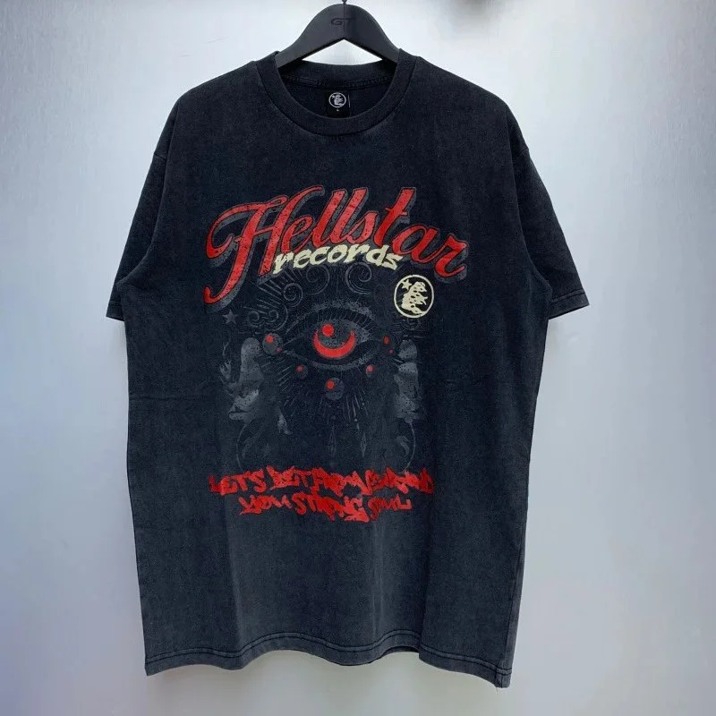 Hellstar Hellstar Records Black 'H217' T-Shirt Black - 1