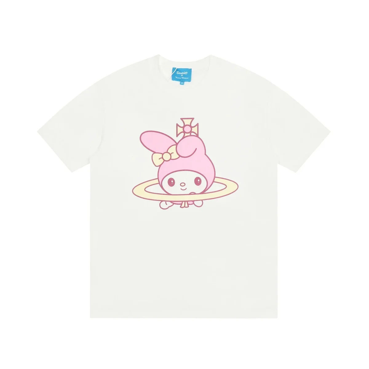 Other My Melody White T-Shirt with Pink Print White - 1