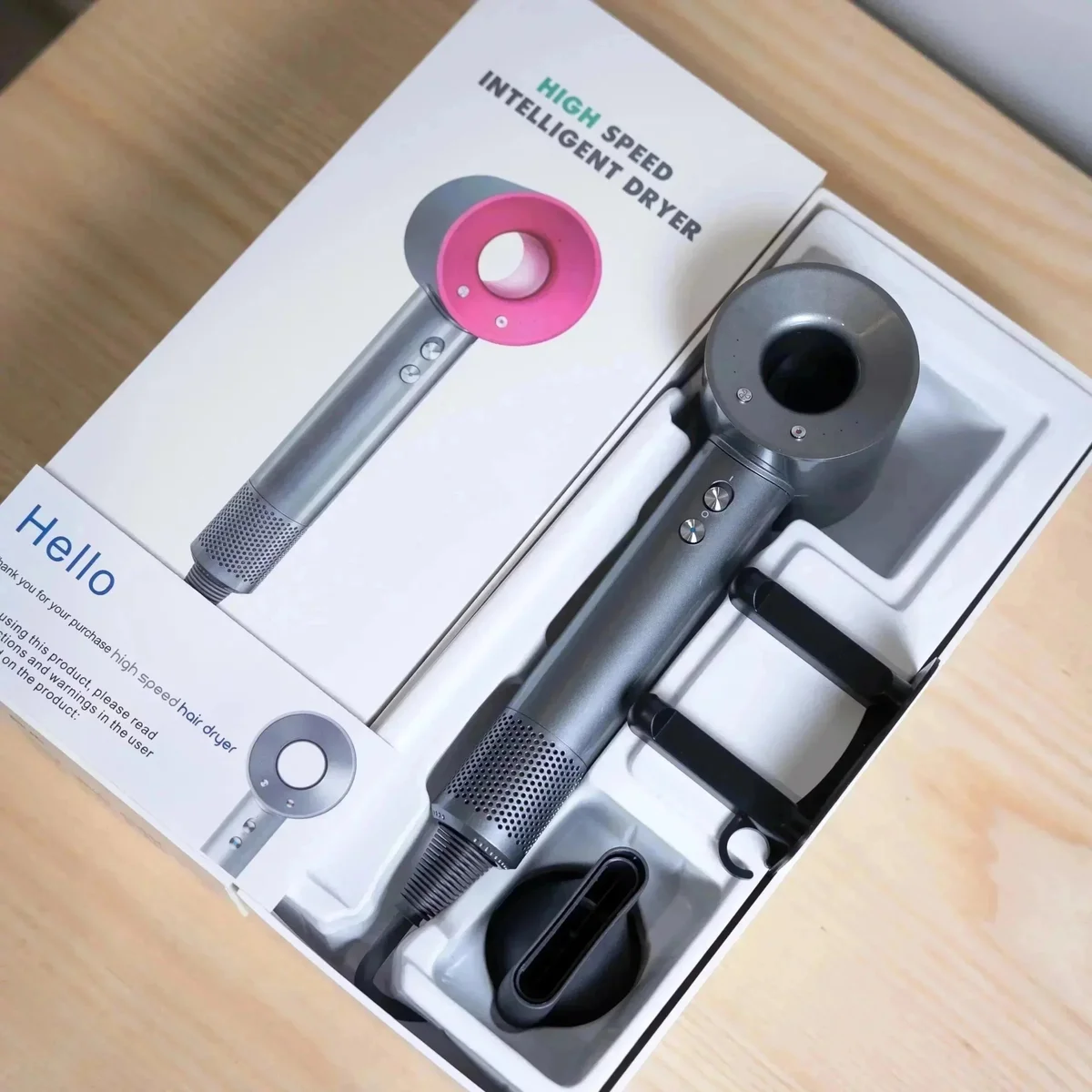 Intelligent Hair Dryer with Pink Nozzle — Oopbuy Spreadsheet find