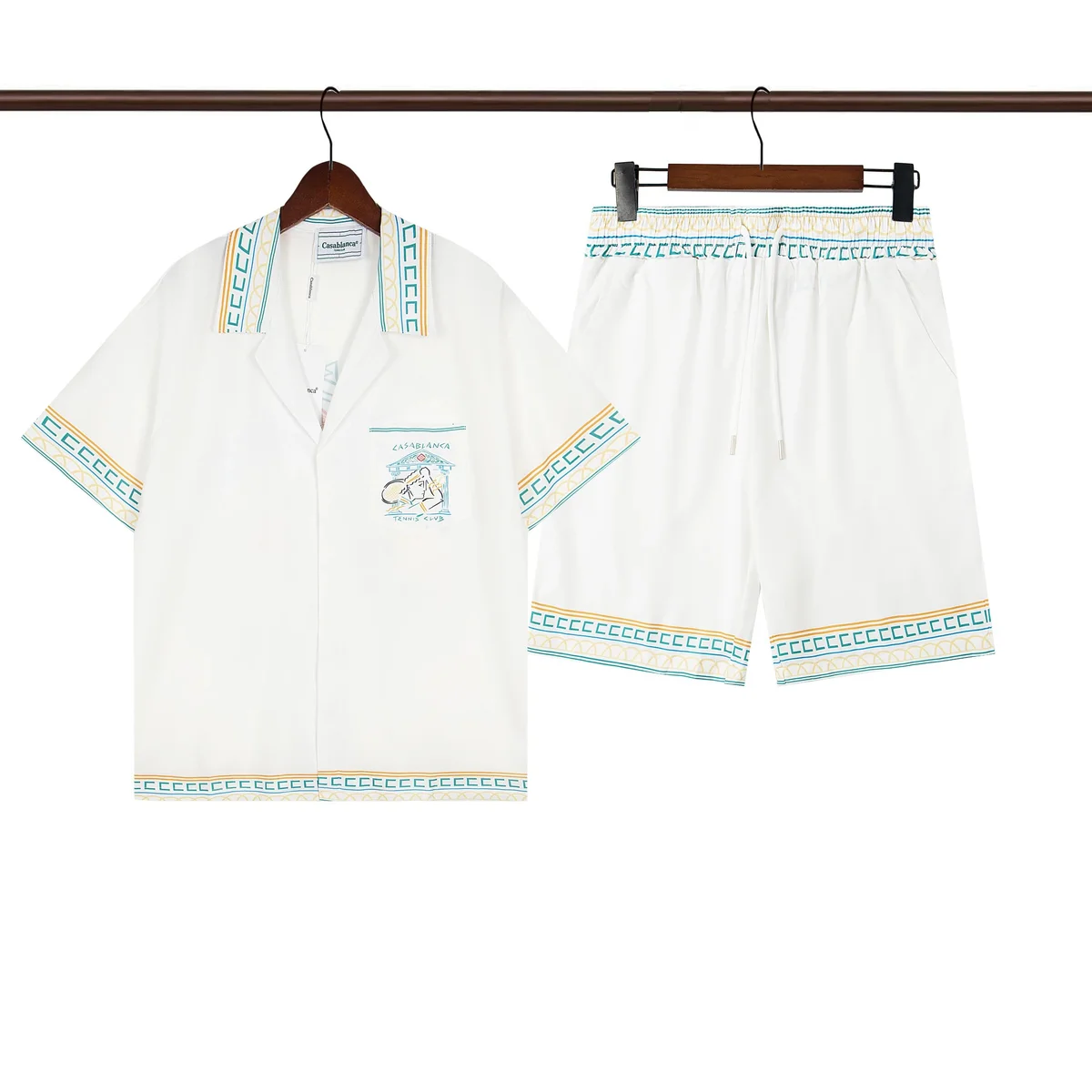 Other White Tennis Club Co-ord Set with Embroidered Detail White - 1
