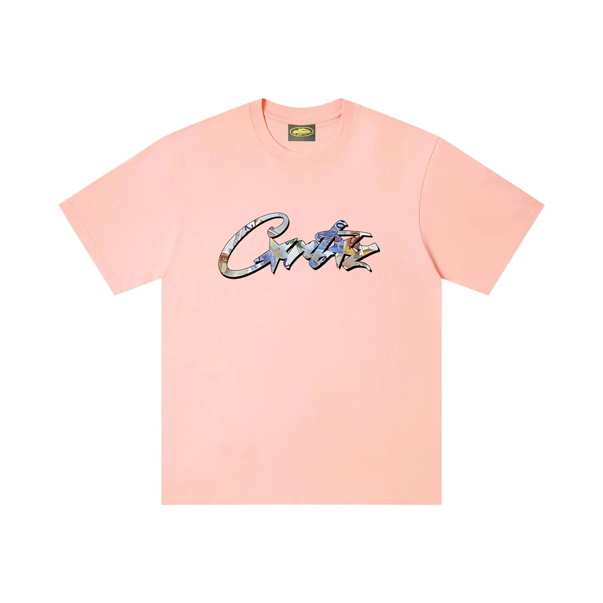 Other Unisex Peach 'Cruise' Graphic T-Shirt Pink - 1