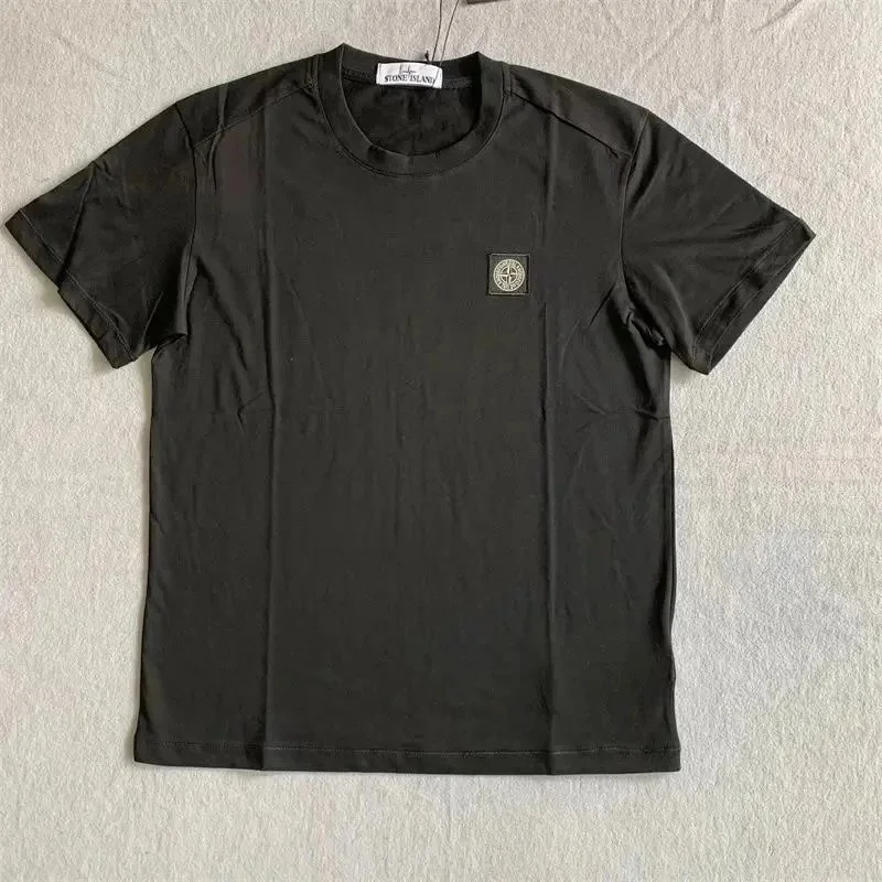Stone Island Stone Island Black Compass Logo T-Shirt Black