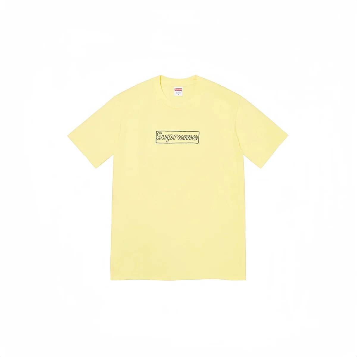 Supreme Supreme Box Logo T-Shirt Lemon Yellow Yellow - 1