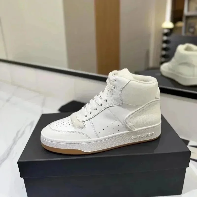 Saint Laurent Saint Laurent High-Top White/Gum Sneakers White