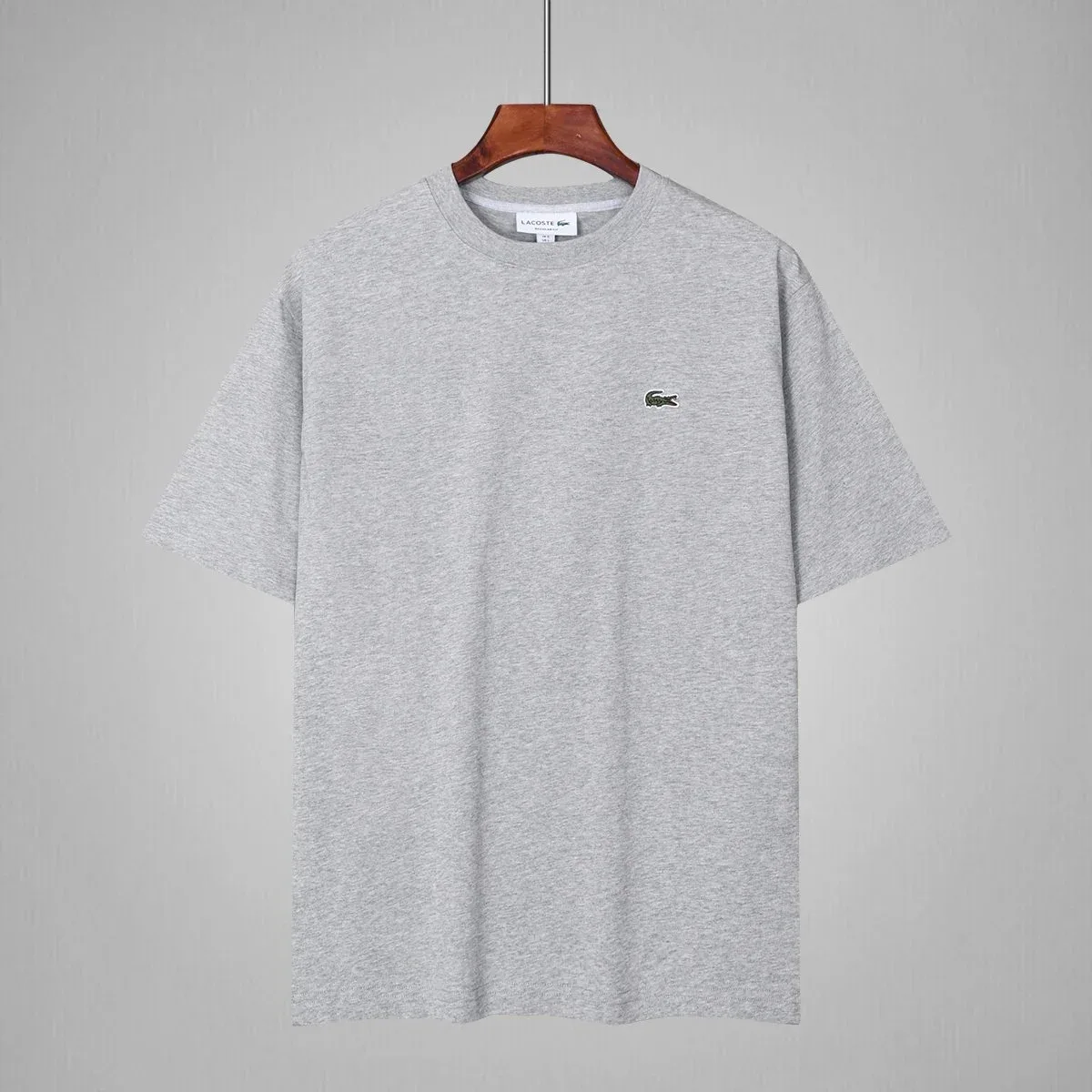 Lacoste Lacoste Classic Logo Grey T-Shirt Grey - 1