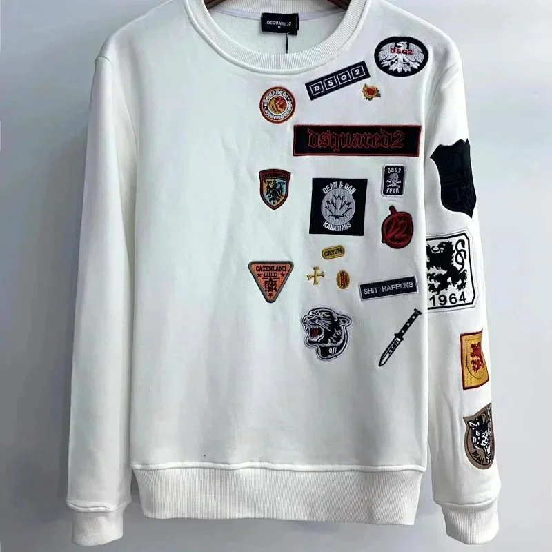 DSQUARED2 DSQUARED2 Patchwork Sweatshirt White White