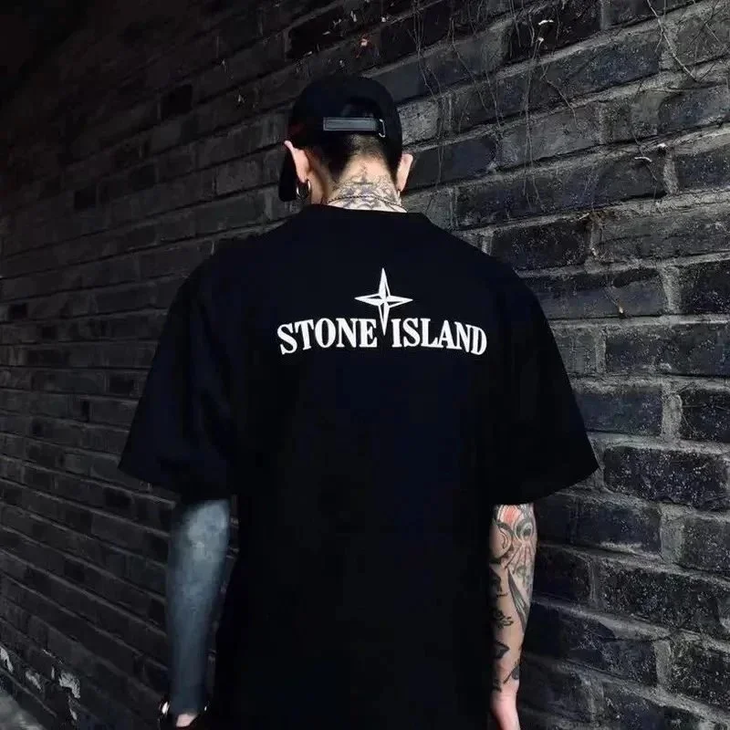 Stone Island Stone Island Classic Logo Black T-Shirt Black