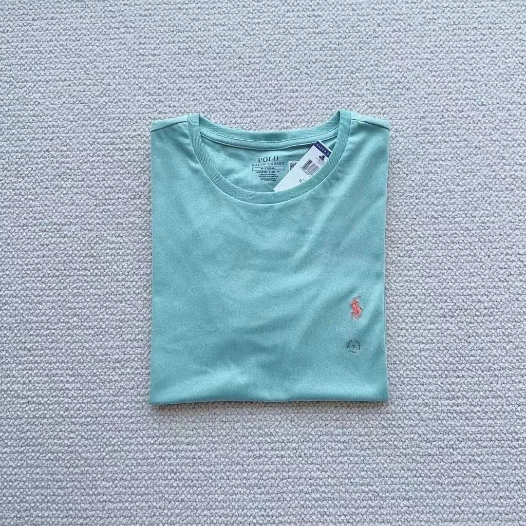 Polo Ralph Lauren Polo Ralph Lauren Custom Slim Fit T-Shirt Mint Green Green - 1