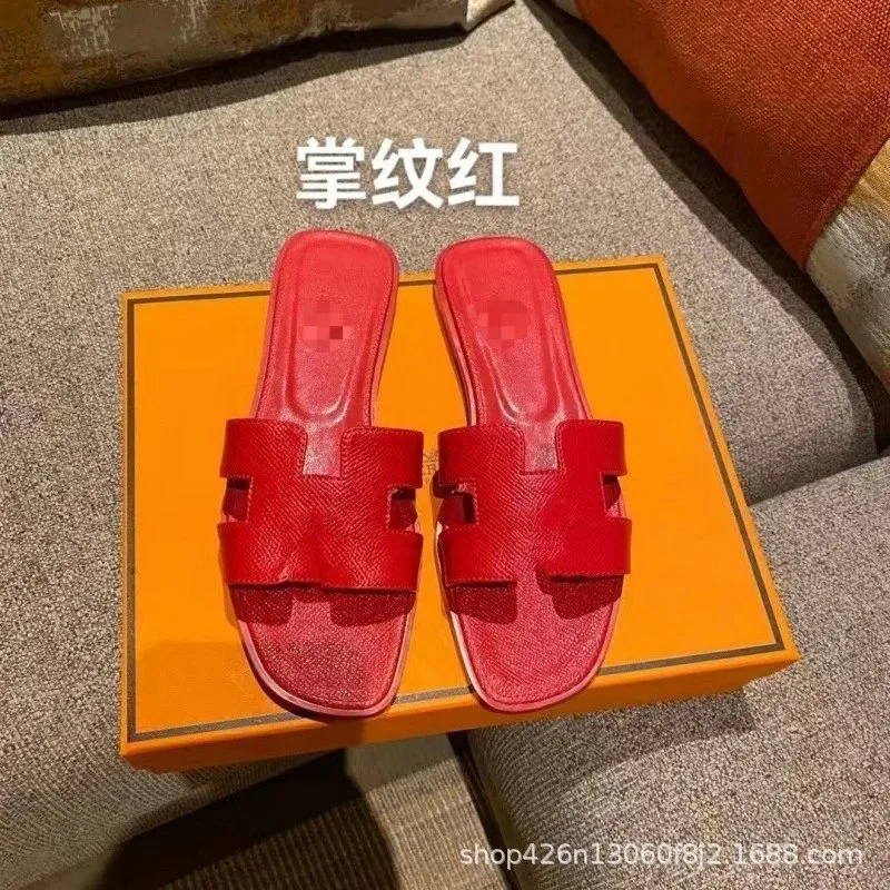 Hermès Hermès Hermès H Palm Red Sandal Red