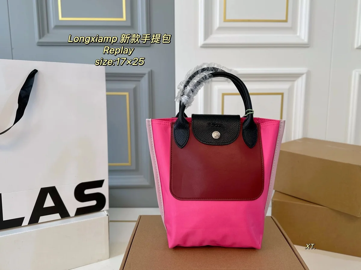 Longchamp Longchamp Le Pliage Replay Pink Tote Bag Pink - 1