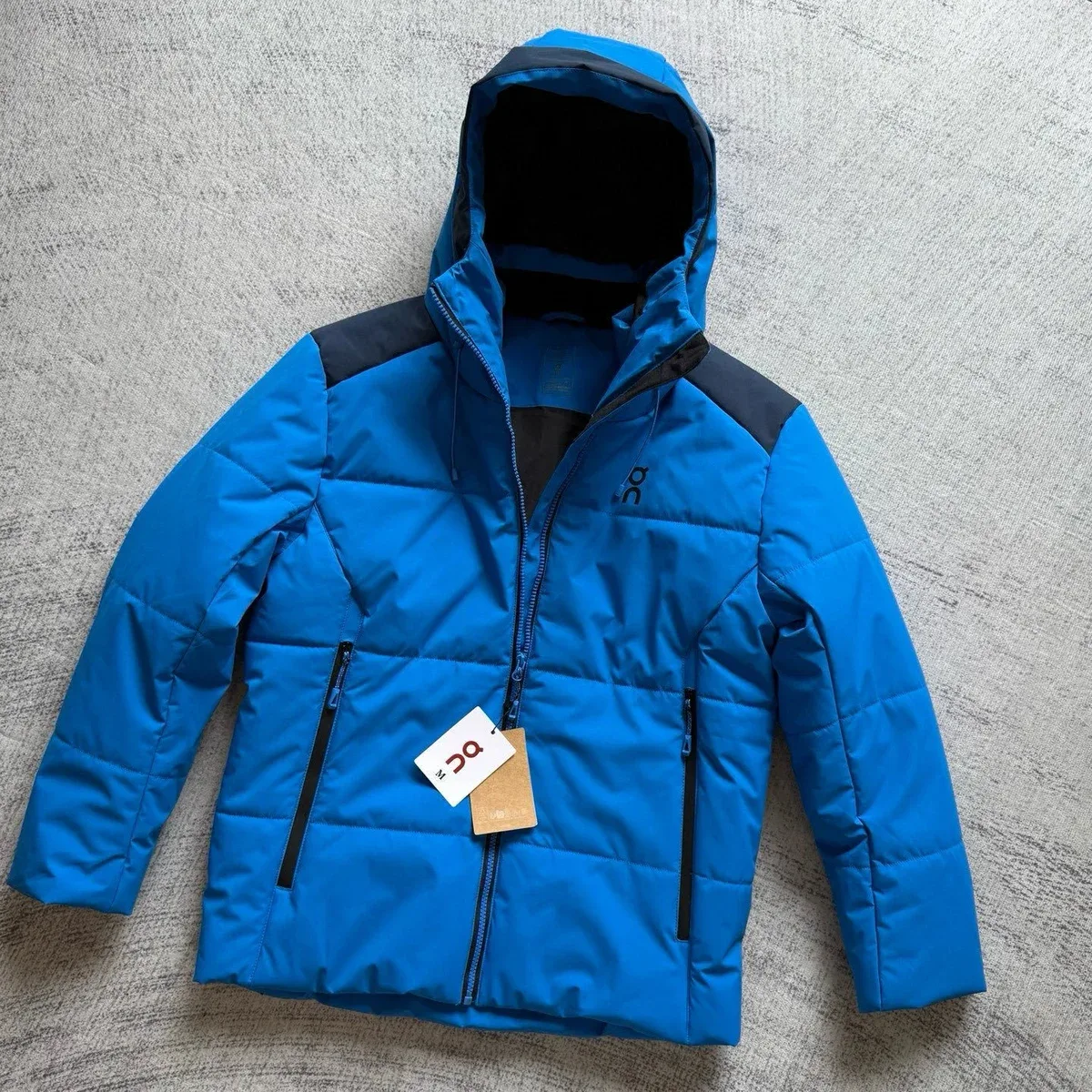 Other Tibetan Blue Hooded Puffer Jacket Blue